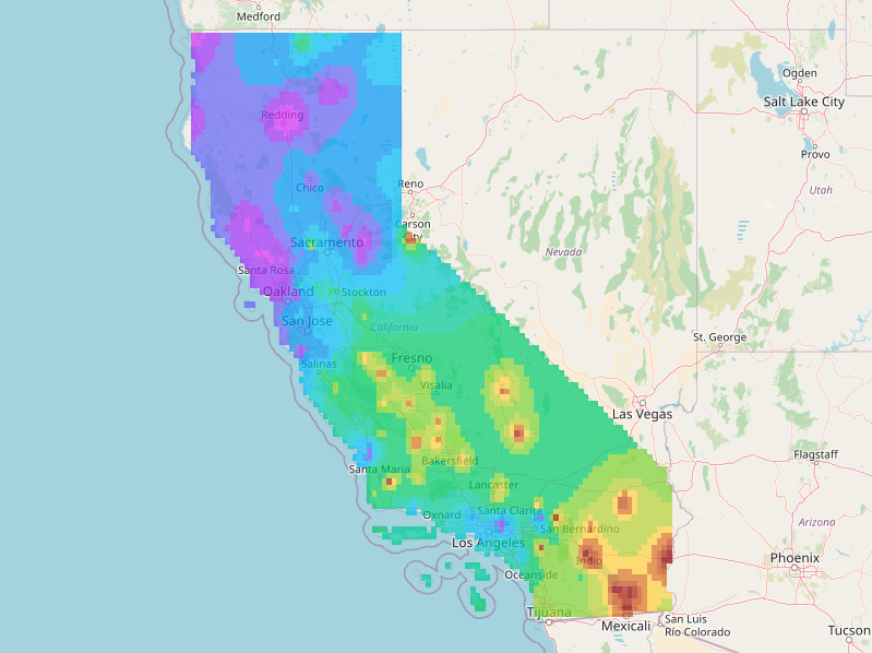 California precipitation data and climate datasets for February 2025 showing monthly rainfall trends and historical precipitation levels